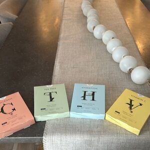 Collagen, Tea Tree, Hydration, and Vitamin C Face Masks Set